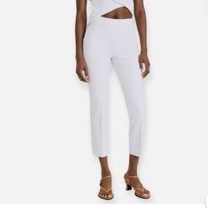 SPANX slim white cropped pants size small petite